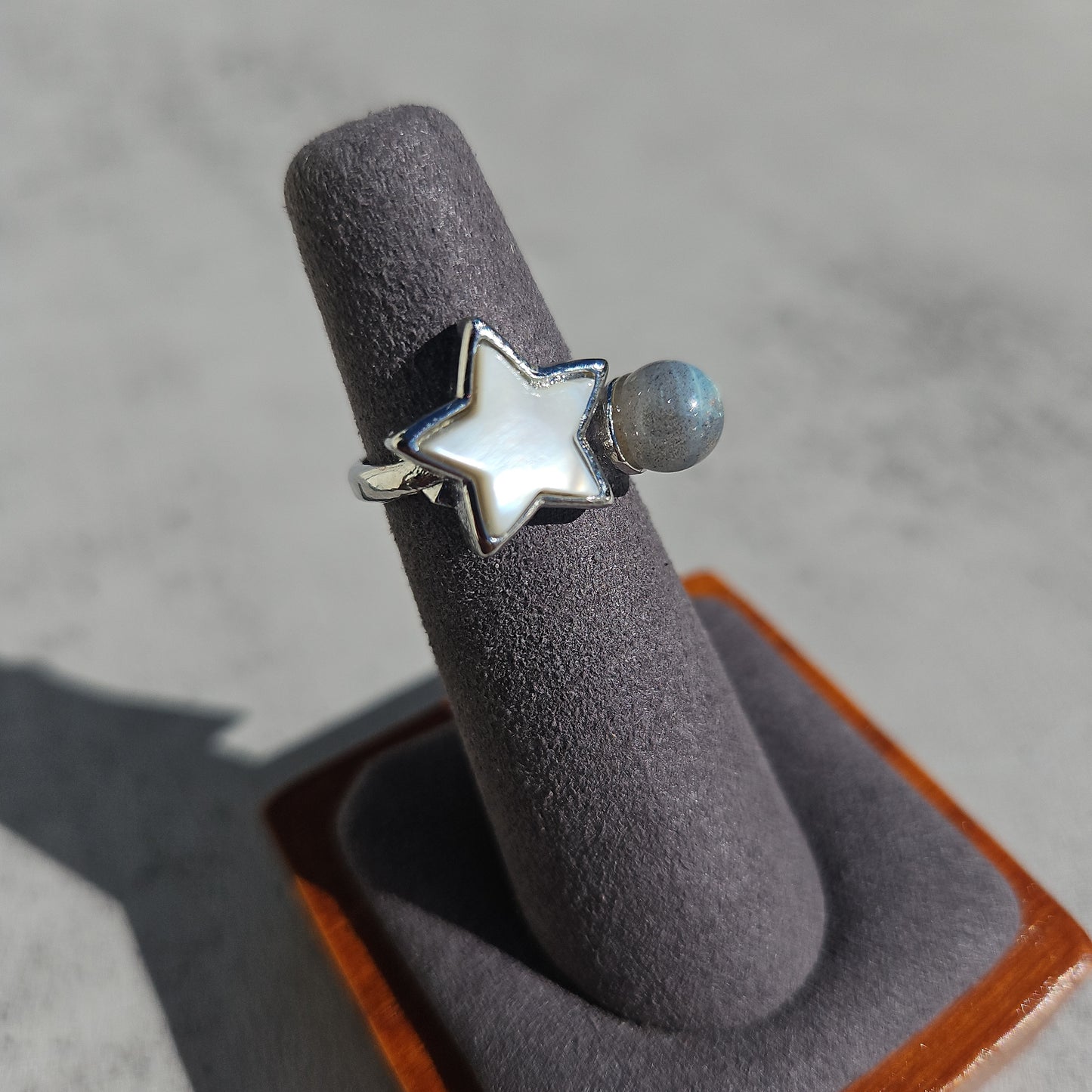 Star & Moon Ring