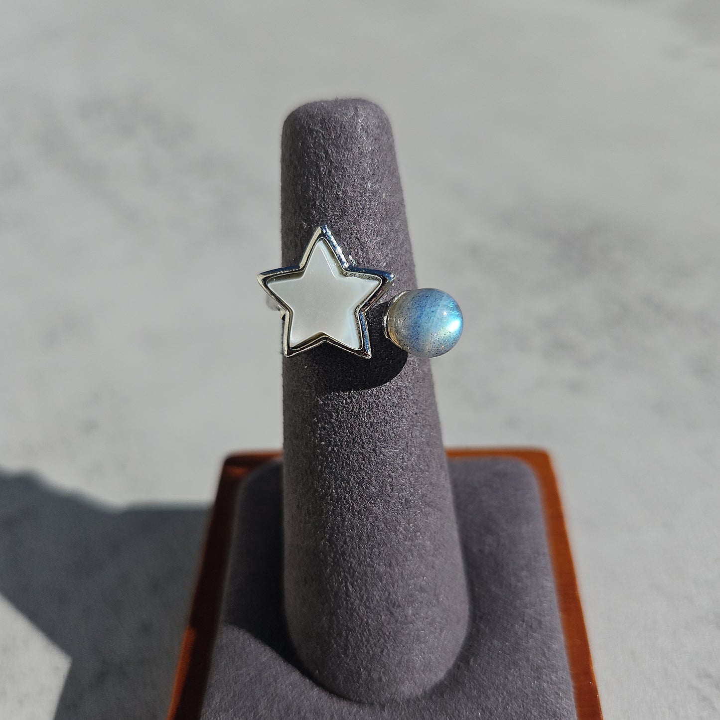 Star & Moon Ring