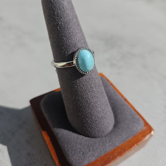 Larimar Oval Ring