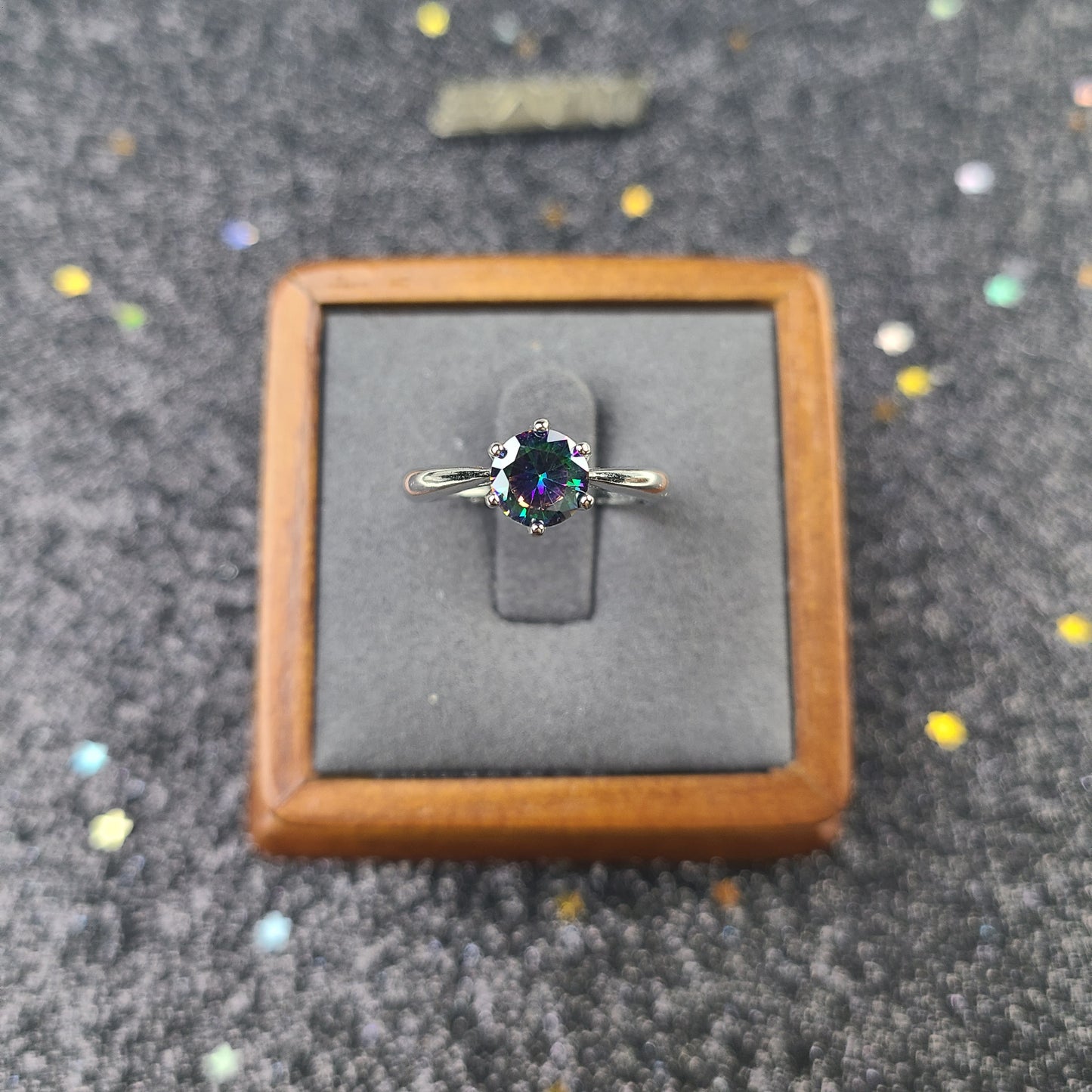 Aura Moissanite Ring