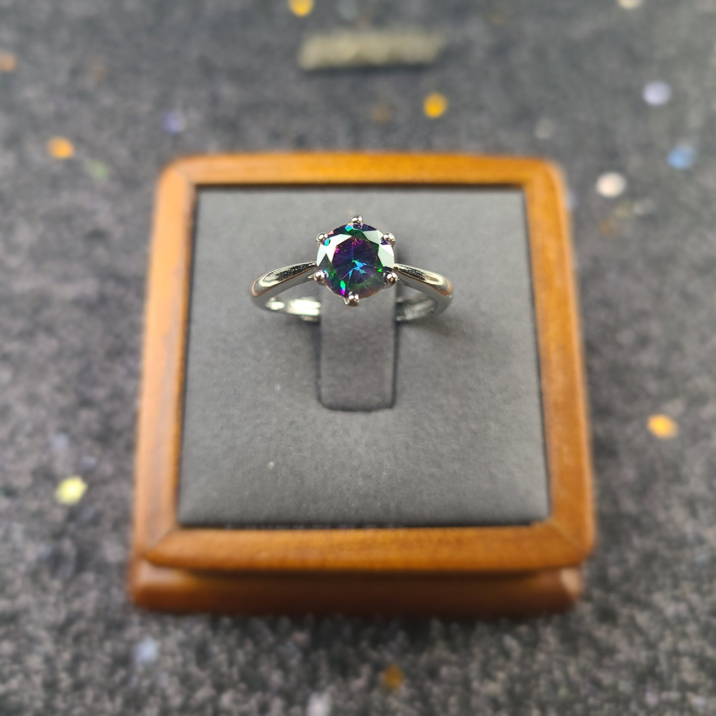 Aura Moissanite Ring