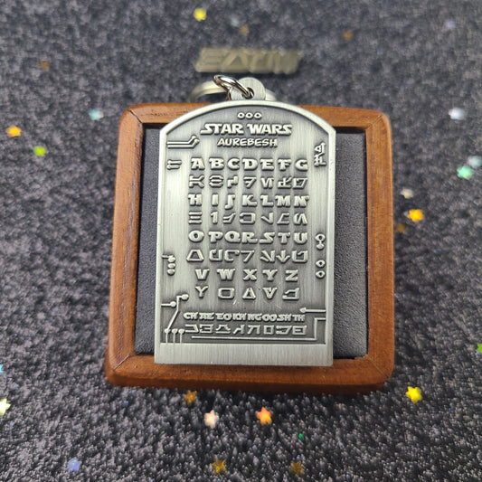 Aurebesh Decoder Keychain (mini)