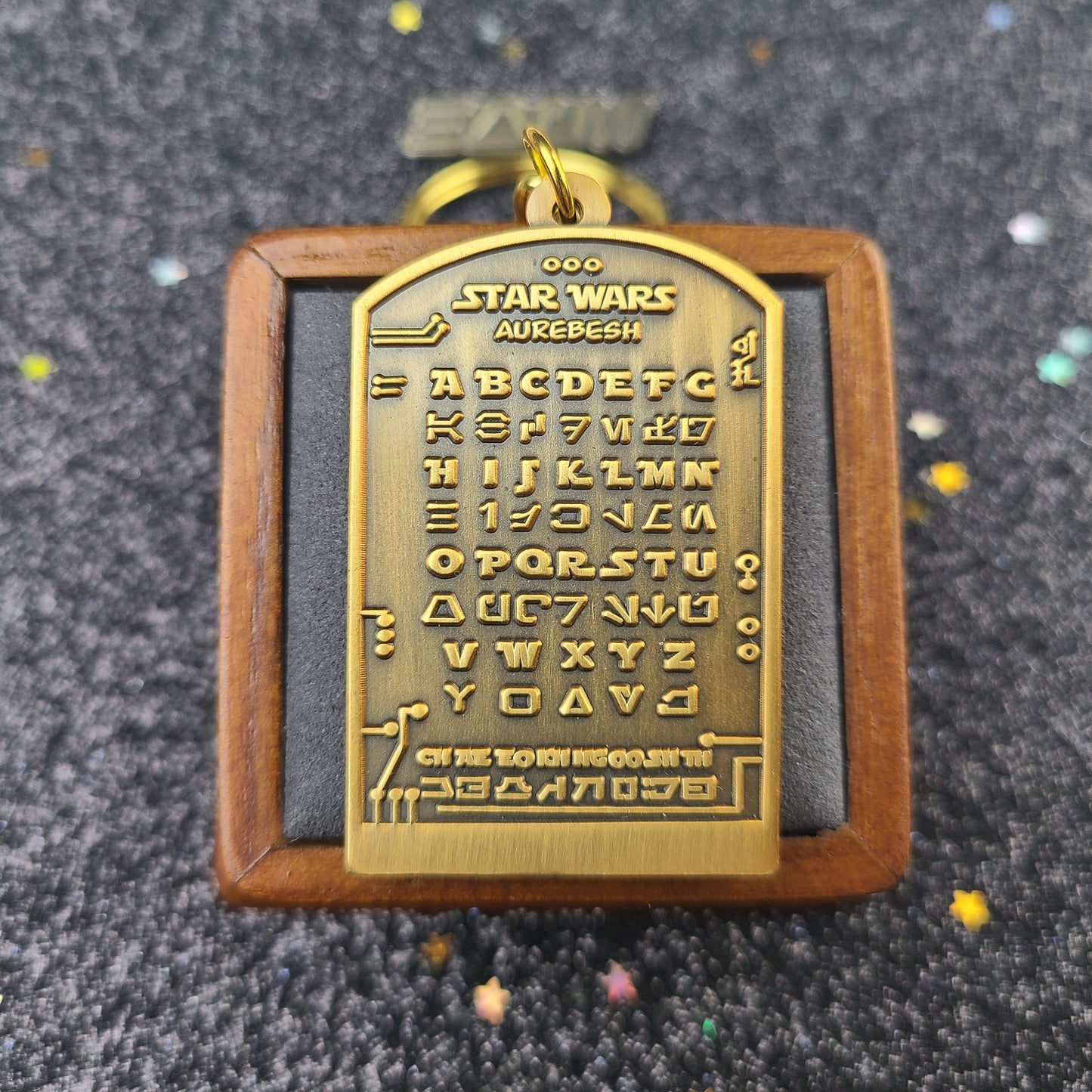 Aurebesh Decoder Keychain (mini)