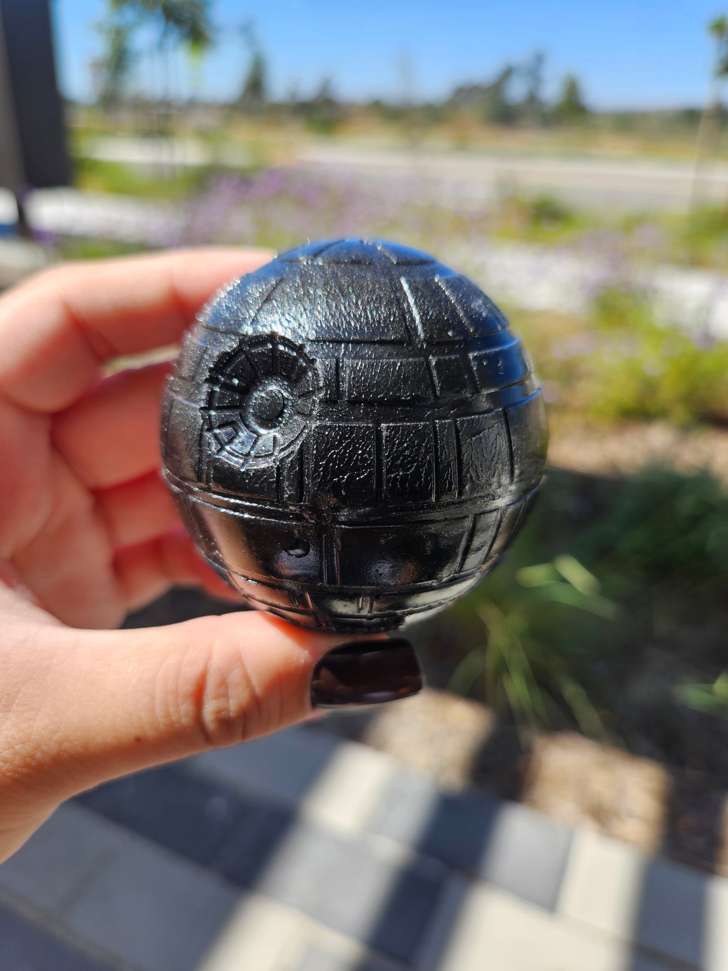 Death Star Crystal Carving