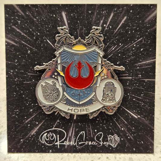 Rebel Crest Pin (Mini)