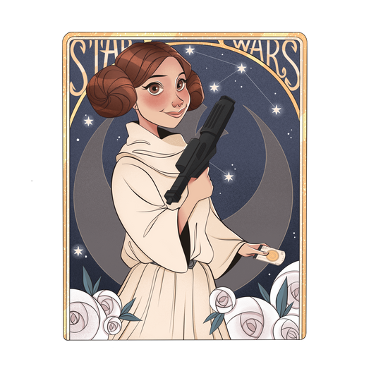 Rebel Leia Pin - Flower variant