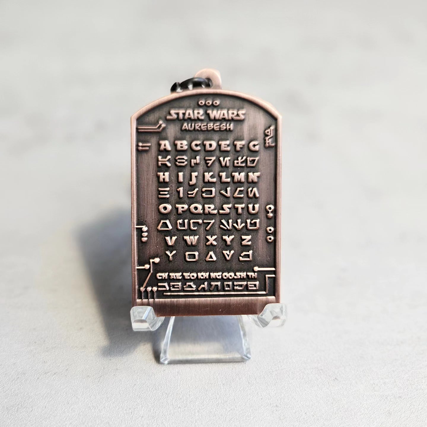 Aurebesh Decoder Keychain (mini)