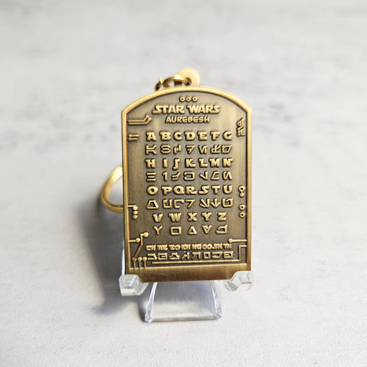 Aurebesh Decoder Keychain (mini)