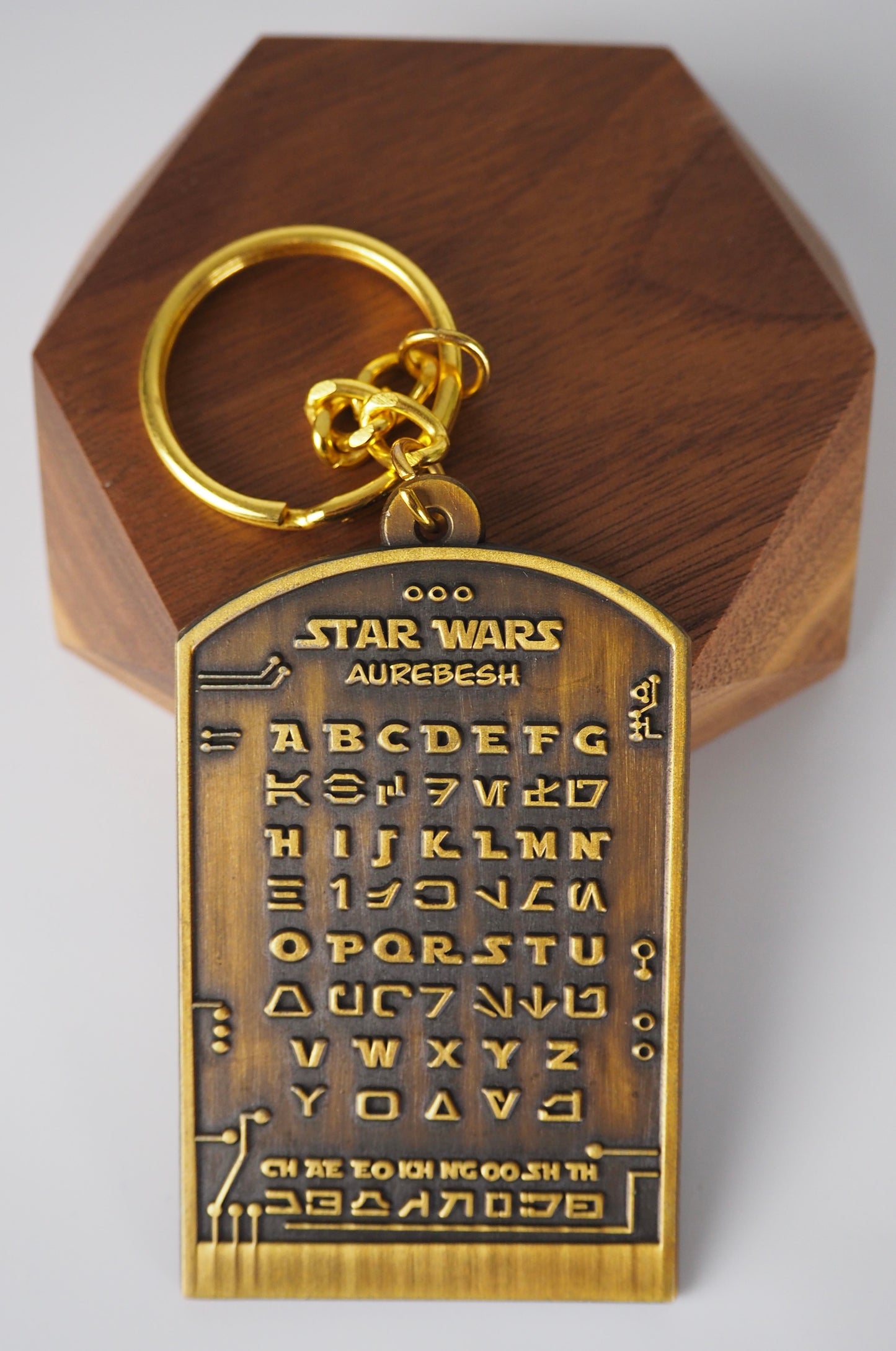 Aurebesh Decoder Keychain