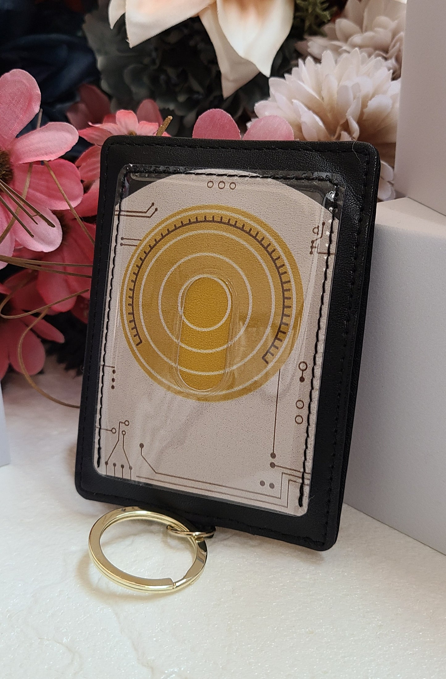 Stardust Card Wallet with keyring