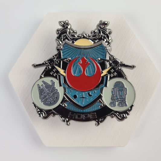 Rebel Crest Pin