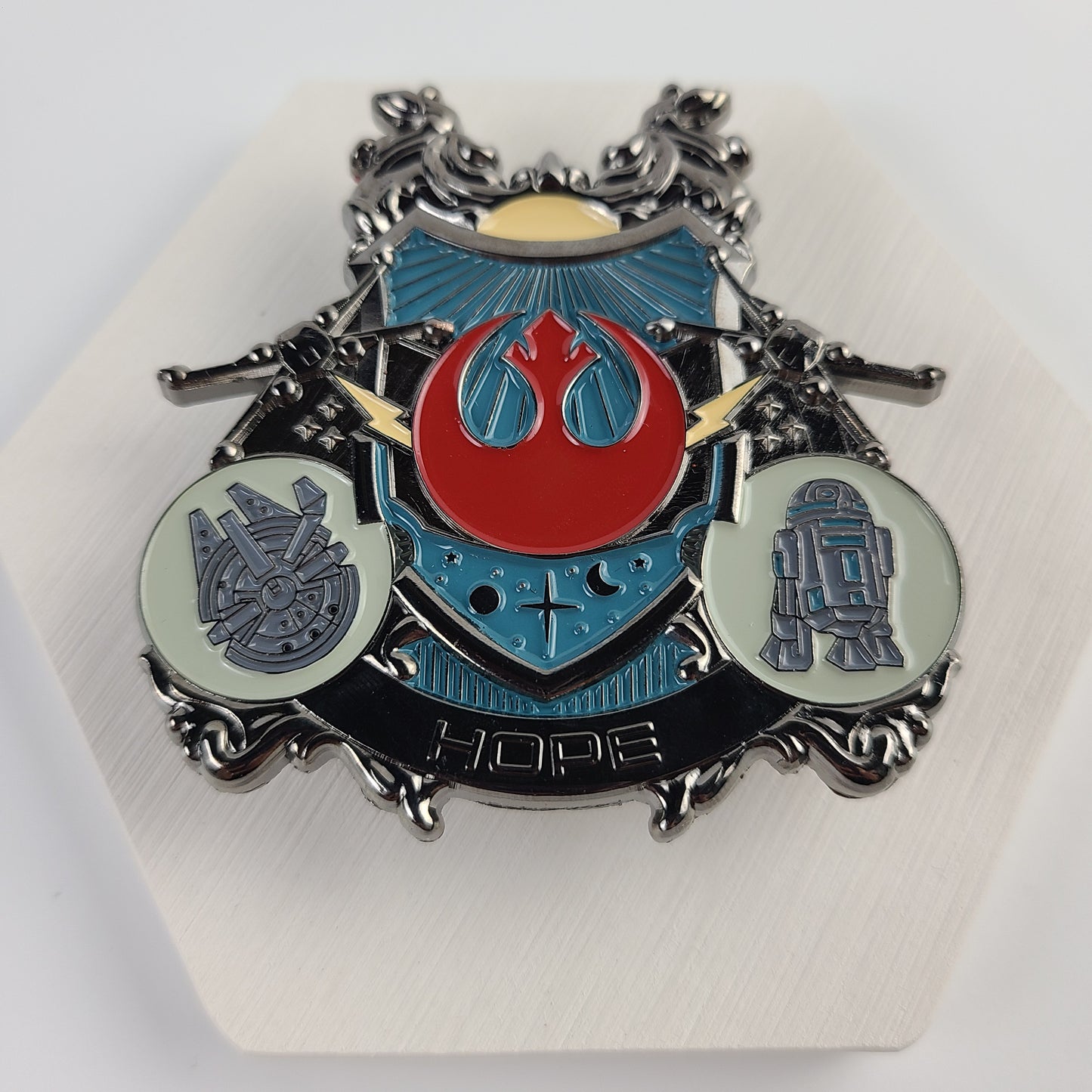 Rebel Crest Pin