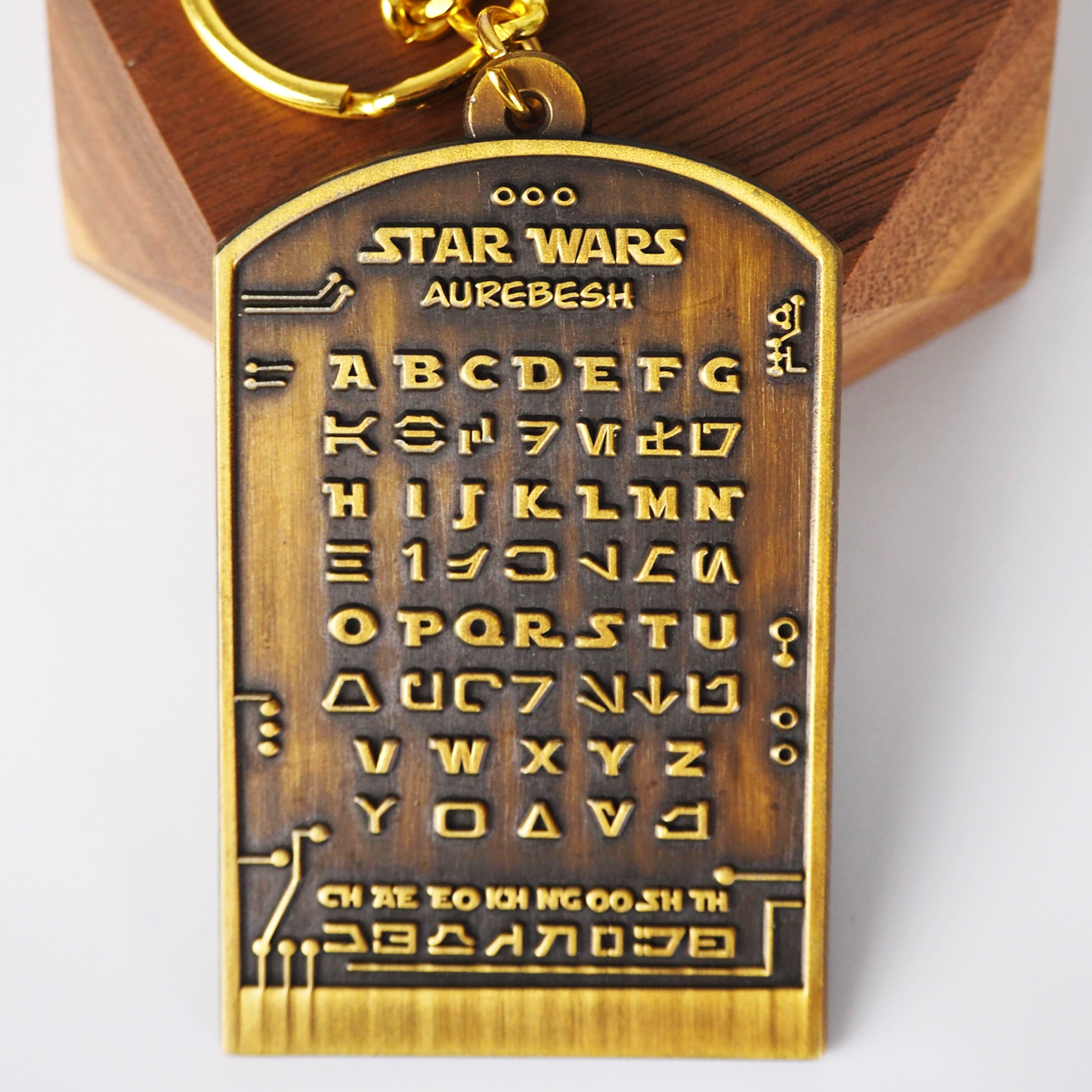 Aurebesh Decoder Keychain